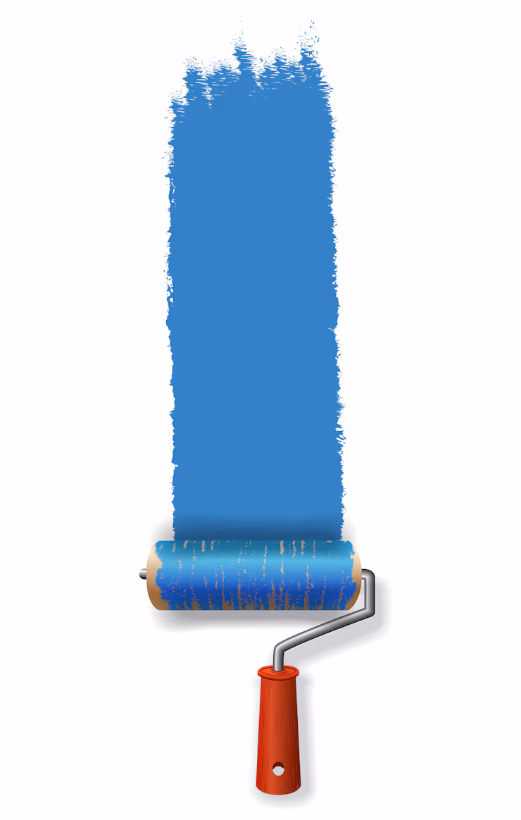 paint-roller-leaving-stroke-blue-paint-banners-posters-leaflets-brochure_1262-13469